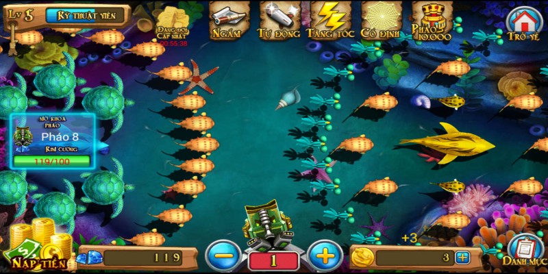 Bắn Cá Hải Tặc Bet88 – Săn Kho Báu Giữa Đại Dương 2 Bối cảnh và hiệu ứng trong game mang đến những màn phối hợp ăn ý